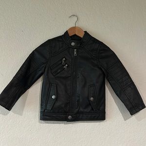 Toddler Faux Leather Jacket